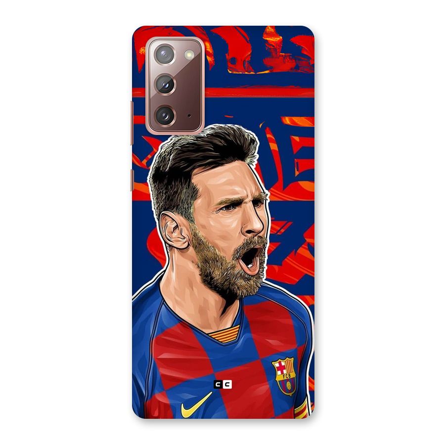 Roaring Soccer Star Back Case for Galaxy Note 20