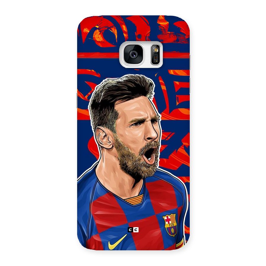 Roaring Soccer Star Back Case for Galaxy S7 Edge