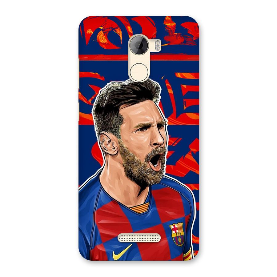 Roaring Soccer Star Back Case for Gionee A1 LIte