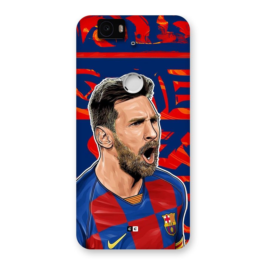 Roaring Soccer Star Back Case for Google Nexus 6P