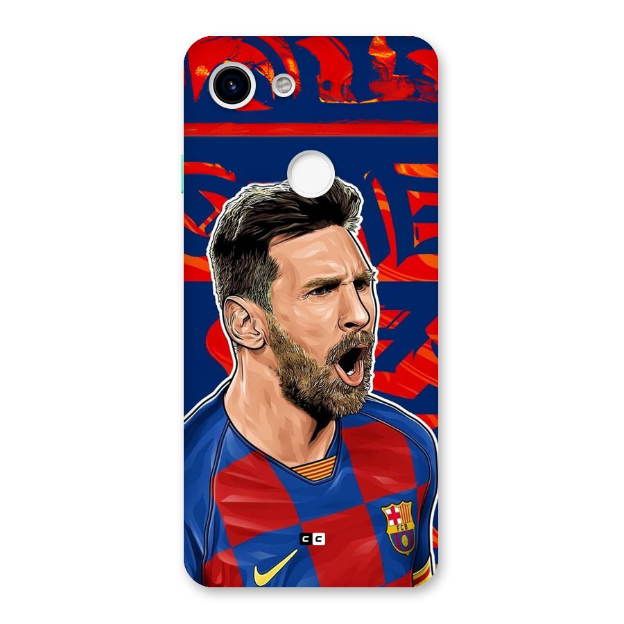 Roaring Soccer Star Back Case for Google Pixel 3