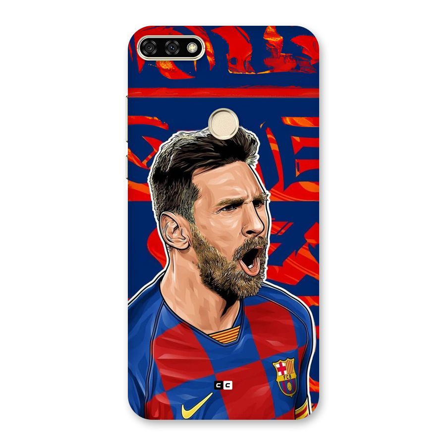 Roaring Soccer Star Back Case for Honor 7A