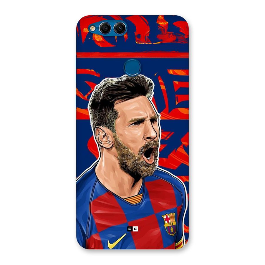 Roaring Soccer Star Back Case for Honor 7X
