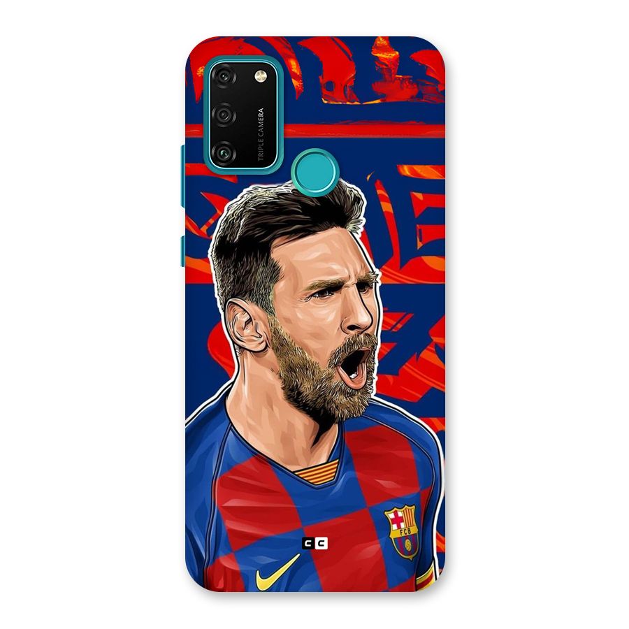 Roaring Soccer Star Back Case for Honor 9A