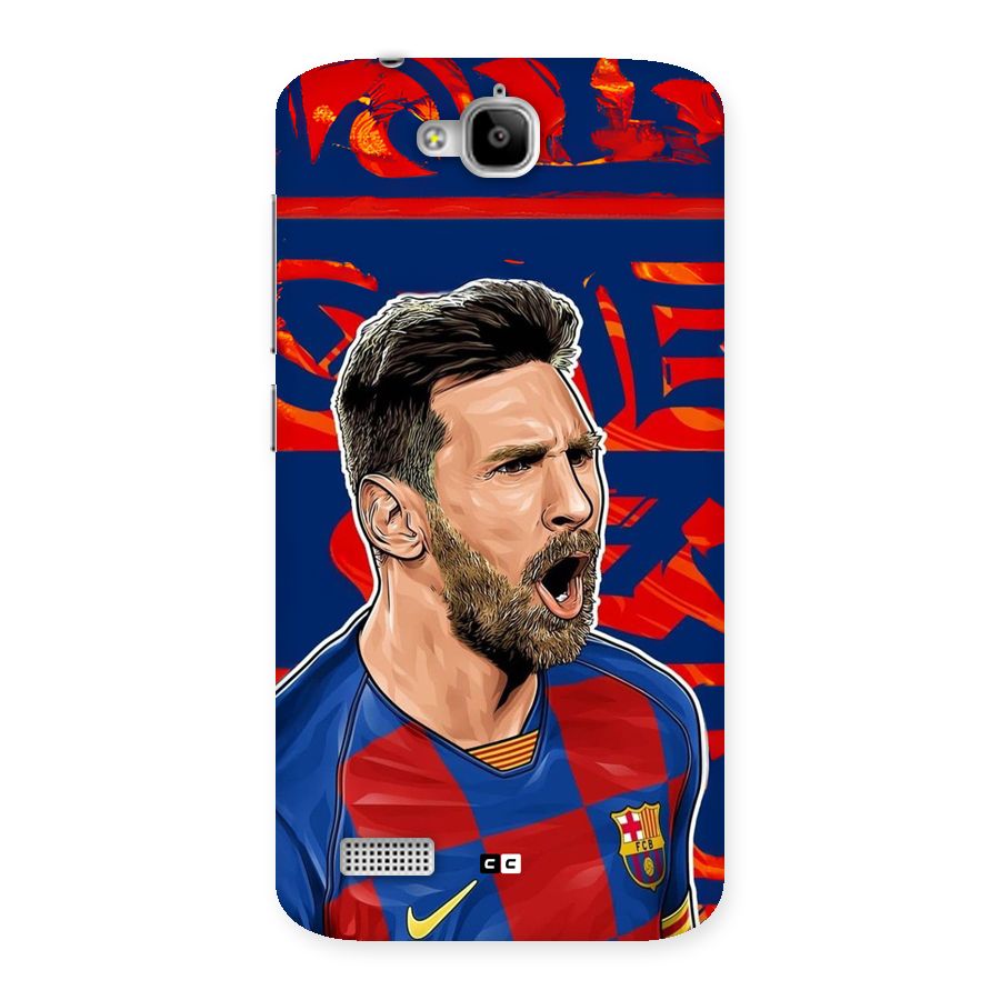Roaring Soccer Star Back Case for Honor Holly