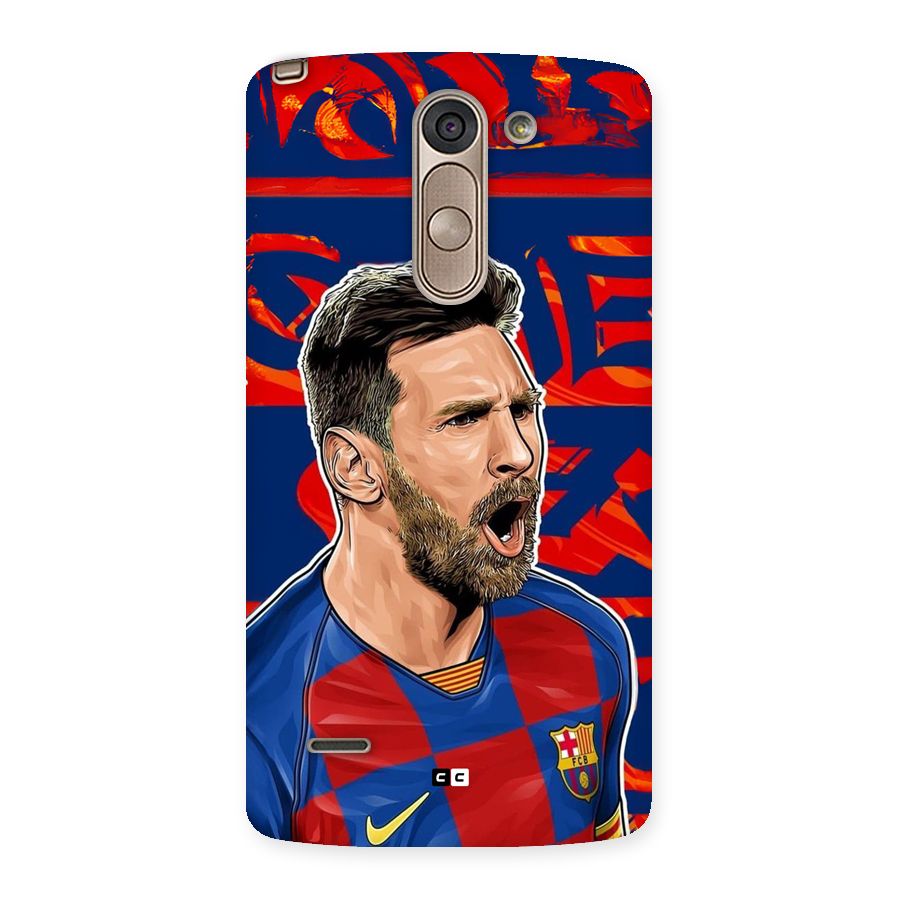 Roaring Soccer Star Back Case for LG G3 Stylus