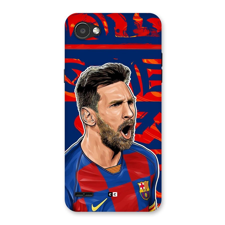 Roaring Soccer Star Back Case for LG Q6