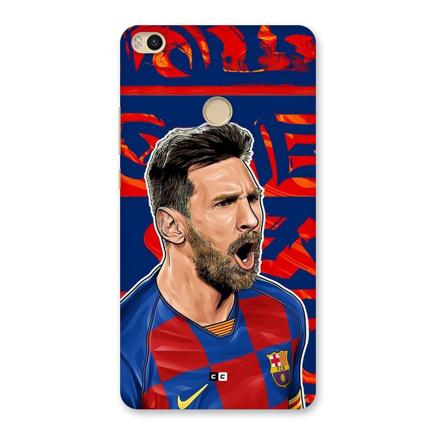 Roaring Soccer Star Back Case for Mi Max 2