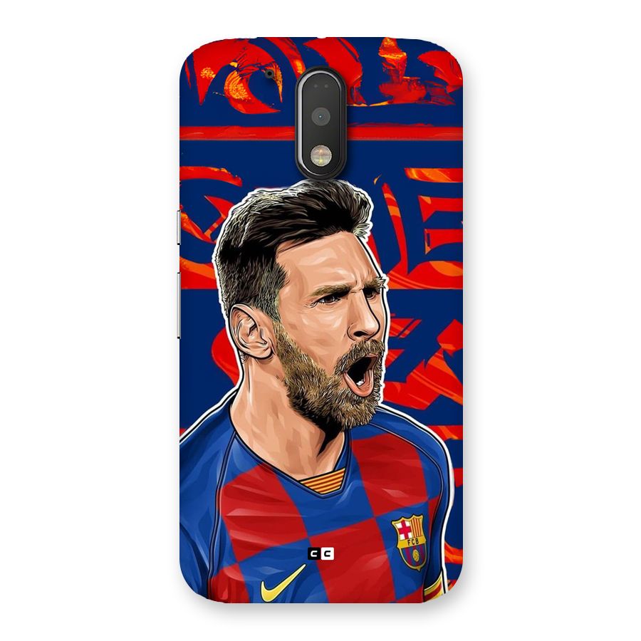 Roaring Soccer Star Back Case for Moto G4