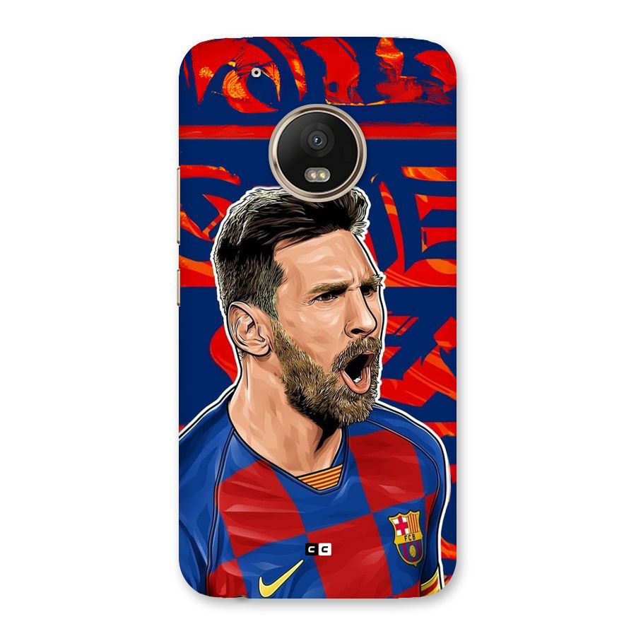 Roaring Soccer Star Back Case for Moto G5 Plus