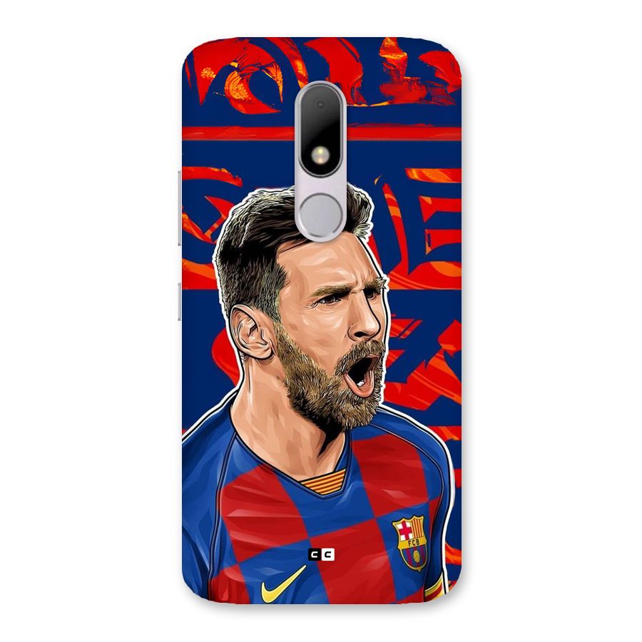 Roaring Soccer Star Back Case for Moto M