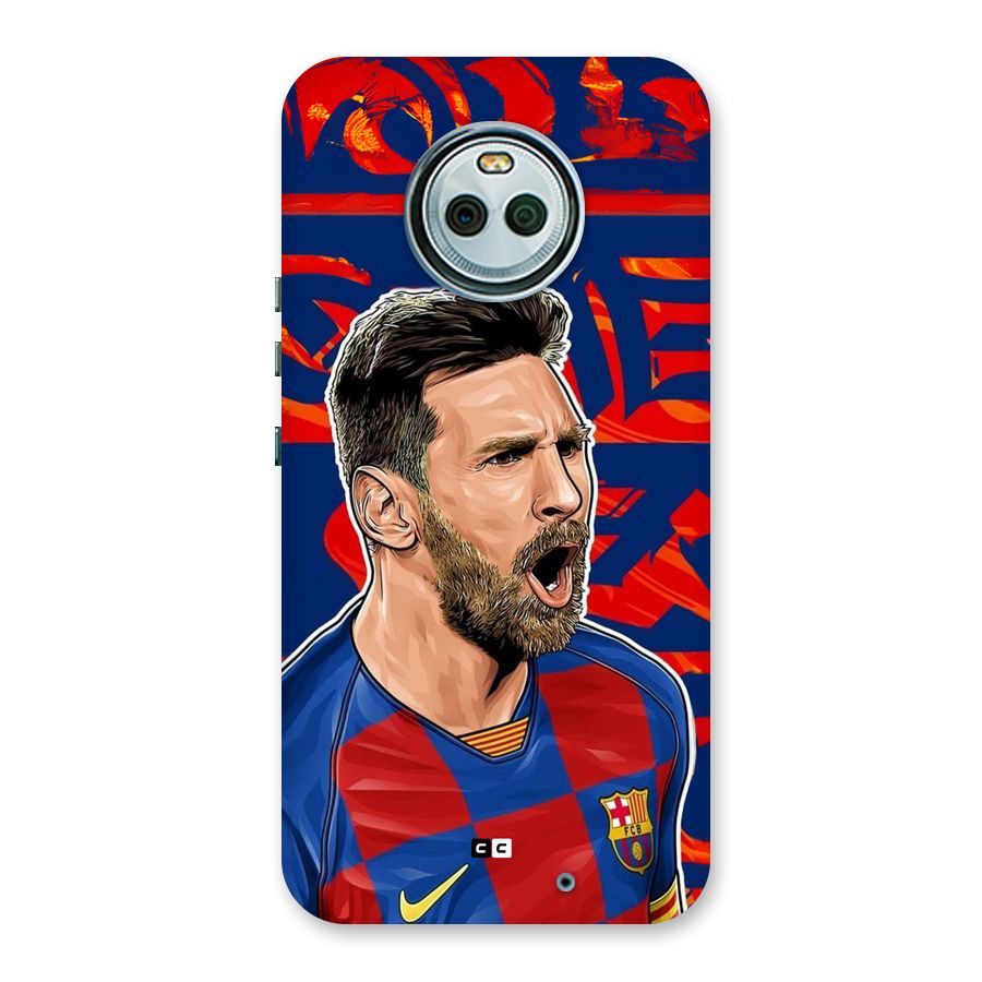 Roaring Soccer Star Back Case for Moto X4