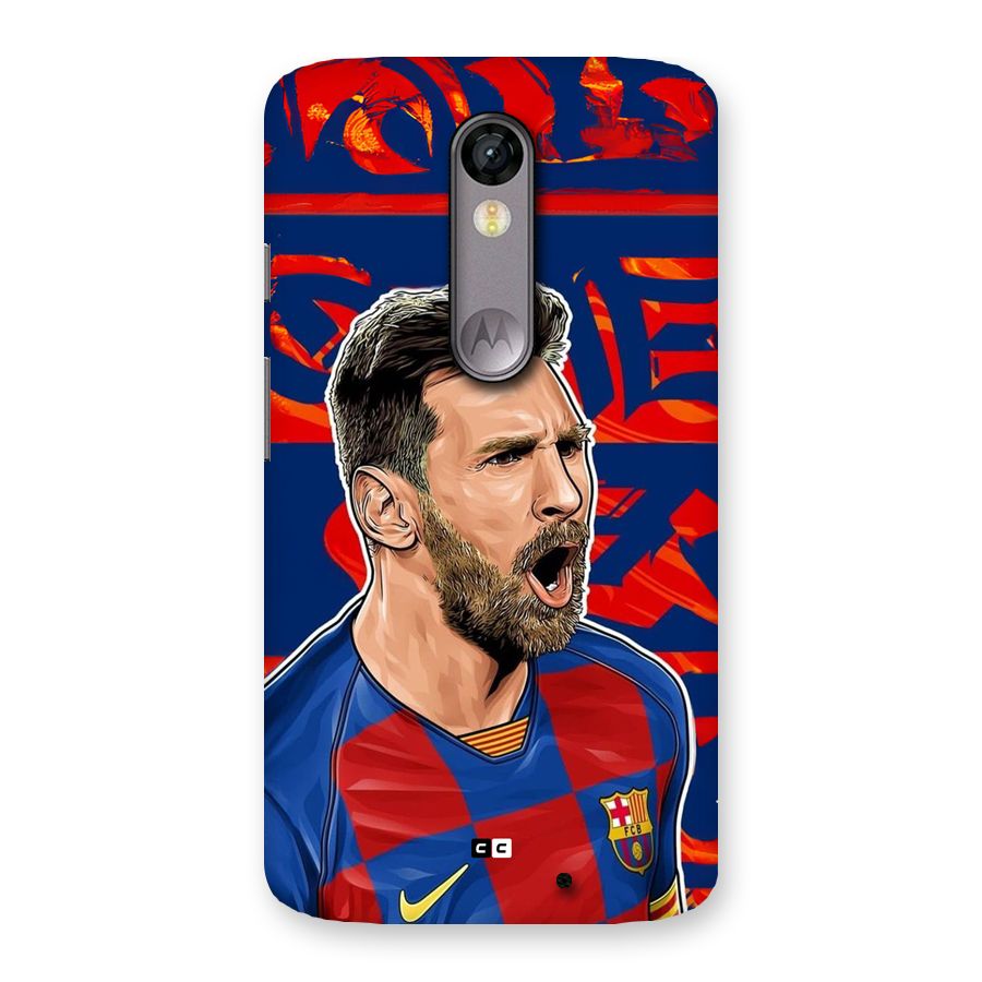 Roaring Soccer Star Back Case for Moto X Force