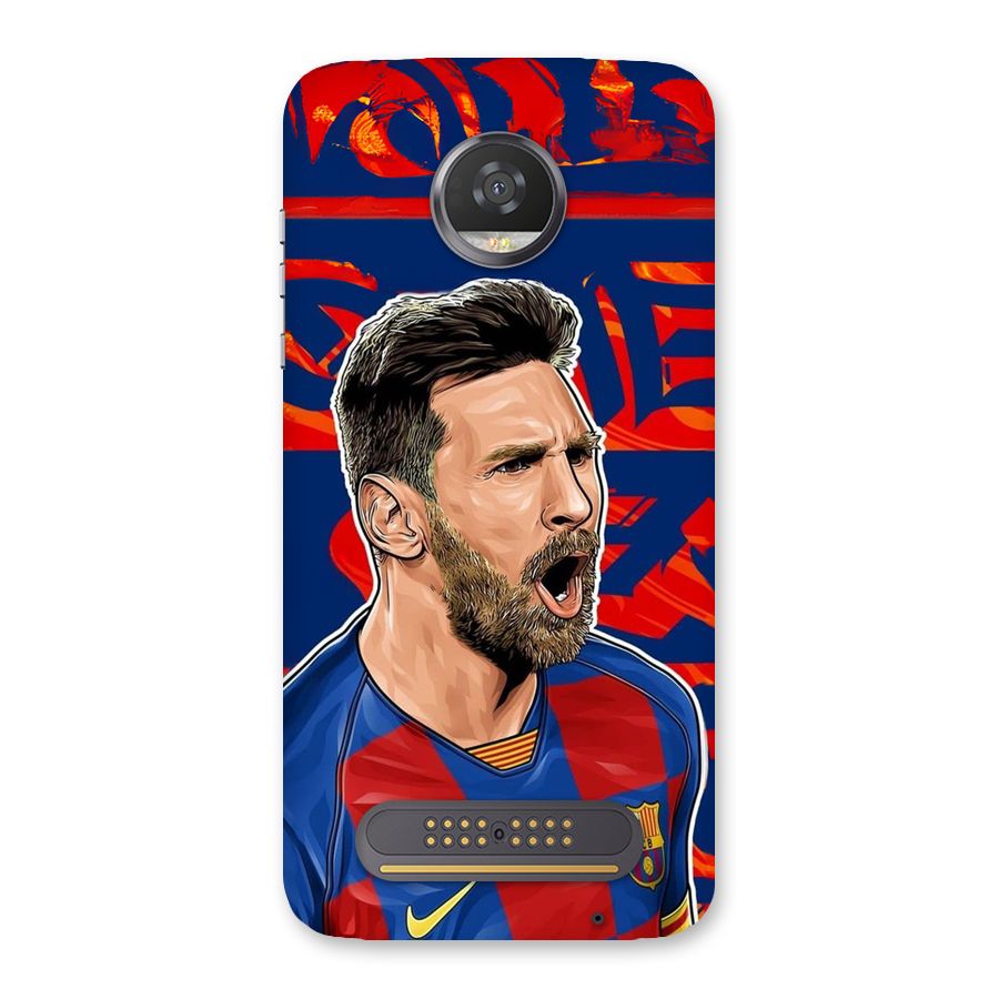 Roaring Soccer Star Back Case for Moto Z2 Play