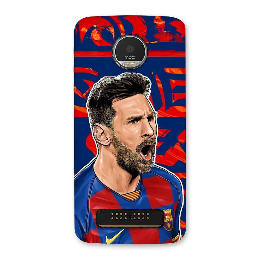 Roaring Soccer Star Back Case for Moto Z Play