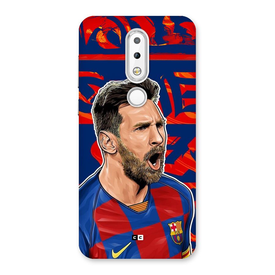 Roaring Soccer Star Back Case for Nokia 6.1 Plus