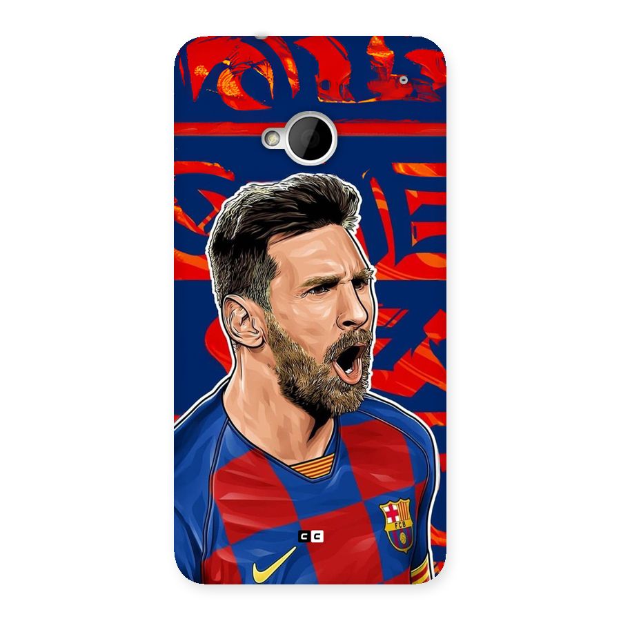 Roaring Soccer Star Back Case for One M7 (Single Sim)