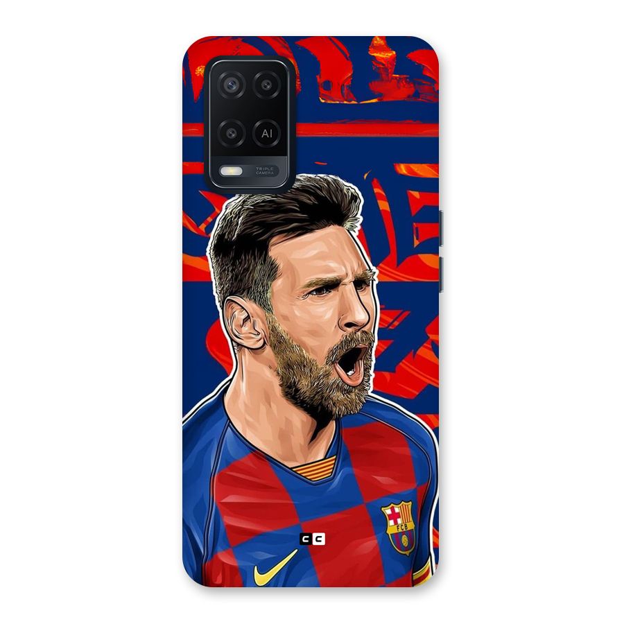 Roaring Soccer Star Back Case for Oppo A54