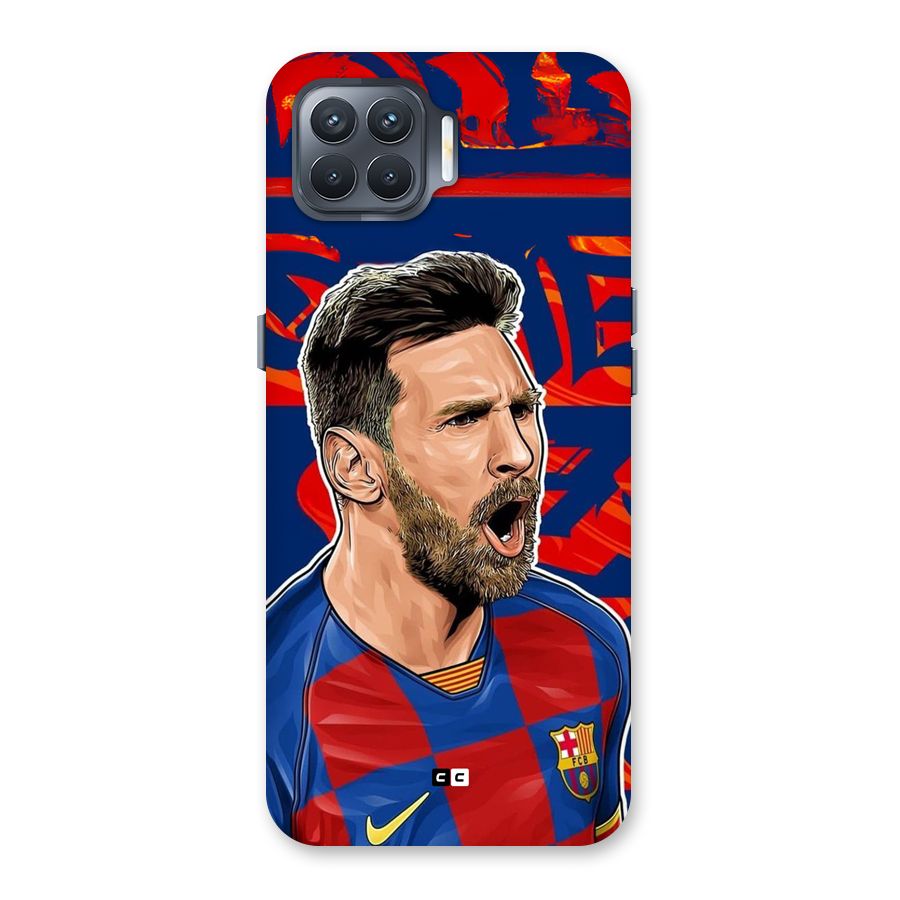 Roaring Soccer Star Back Case for Oppo F17 Pro