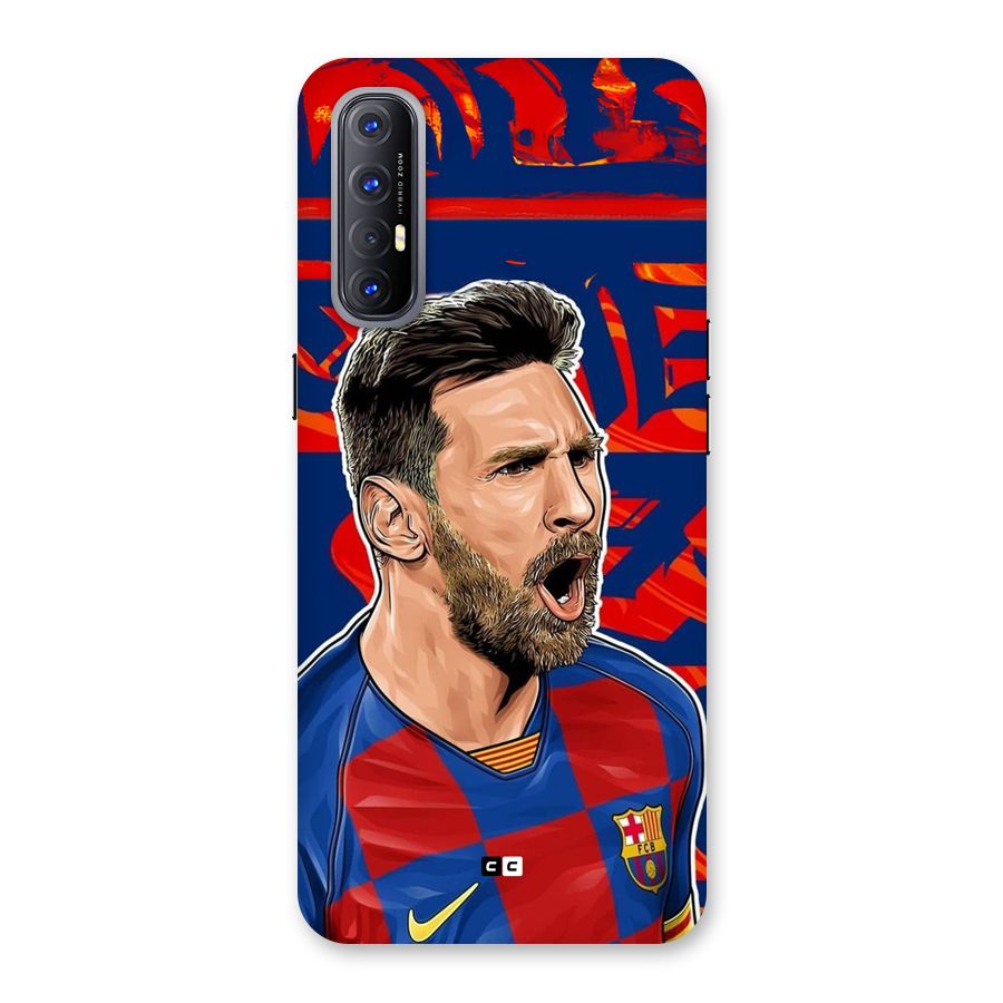 Roaring Soccer Star Back Case for Oppo Reno3 Pro