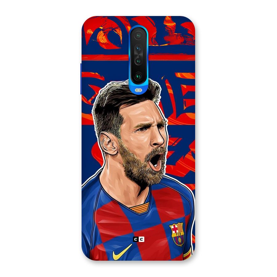 Roaring Soccer Star Back Case for Poco X2