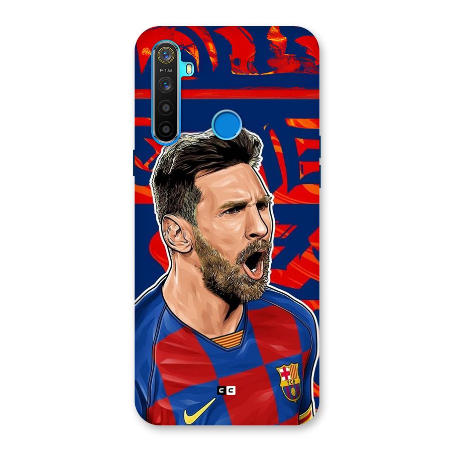 Roaring Soccer Star Back Case for Realme 5s