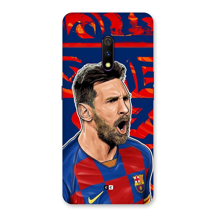 Roaring Soccer Star Back Case for Realme X