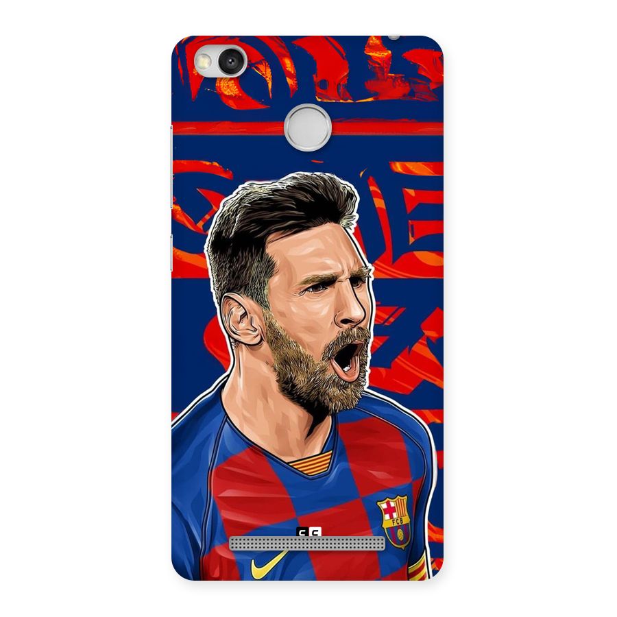 Roaring Soccer Star Back Case for Redmi 3S Prime