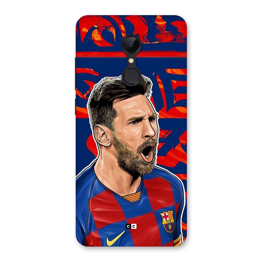 Roaring Soccer Star Back Case for Redmi 5