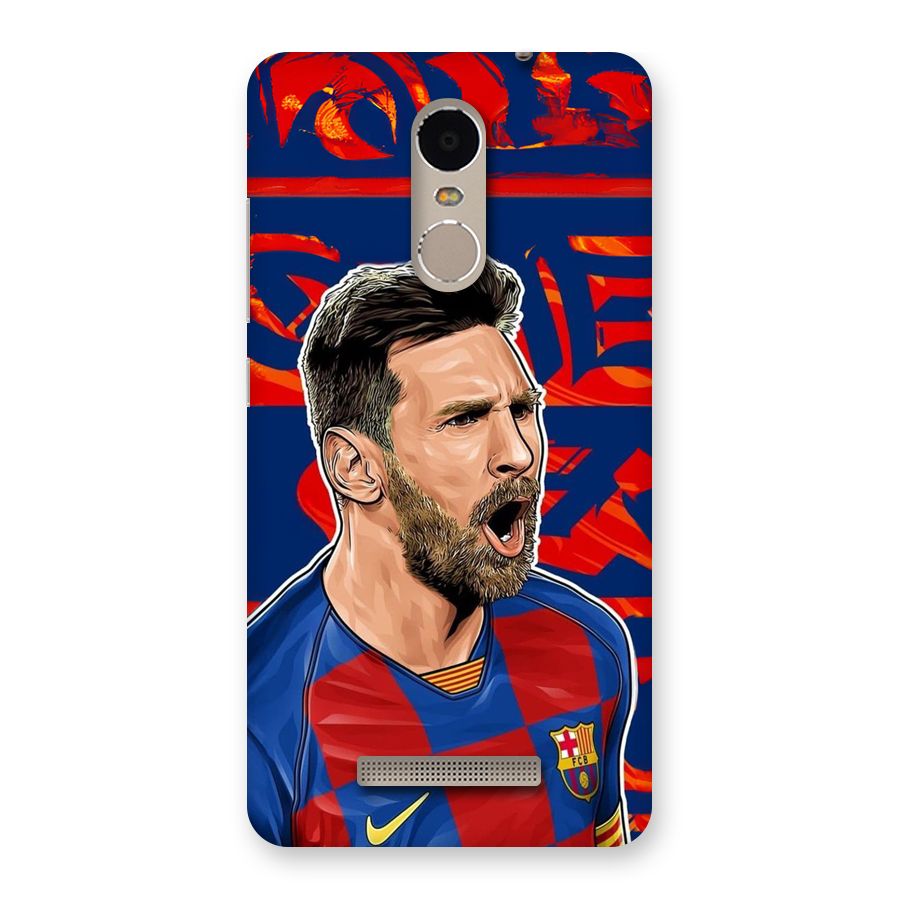 Roaring Soccer Star Back Case for Redmi Note 3