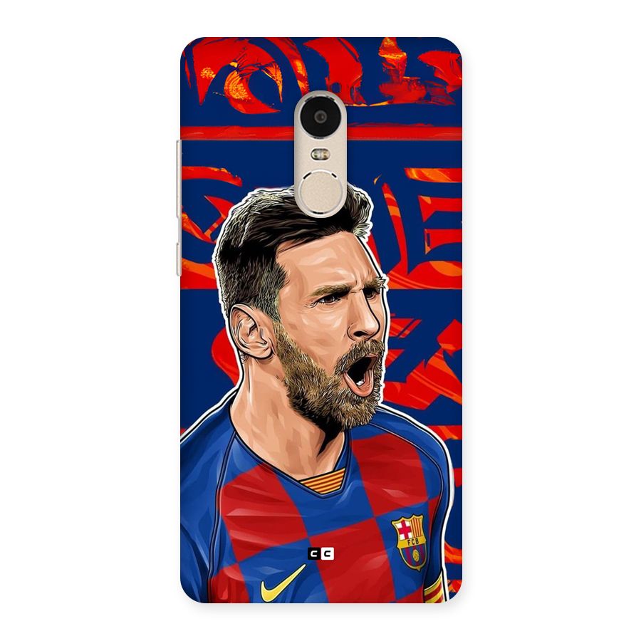 Roaring Soccer Star Back Case for Redmi Note 4