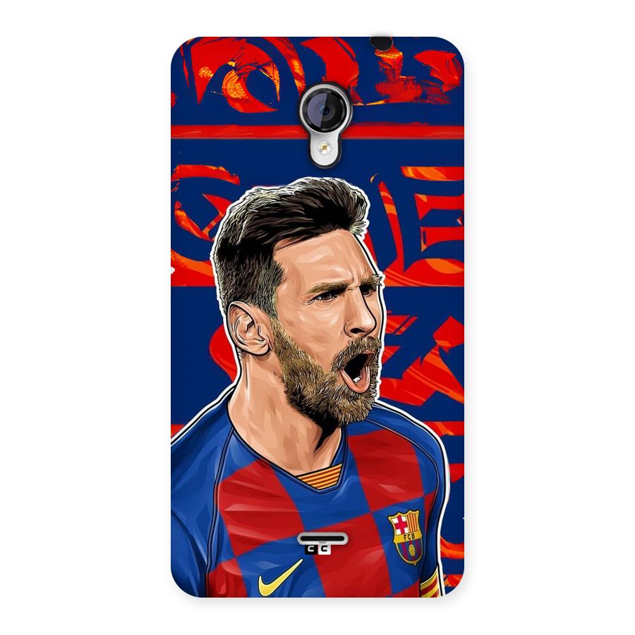 Roaring Soccer Star Back Case for Unite 2 A106