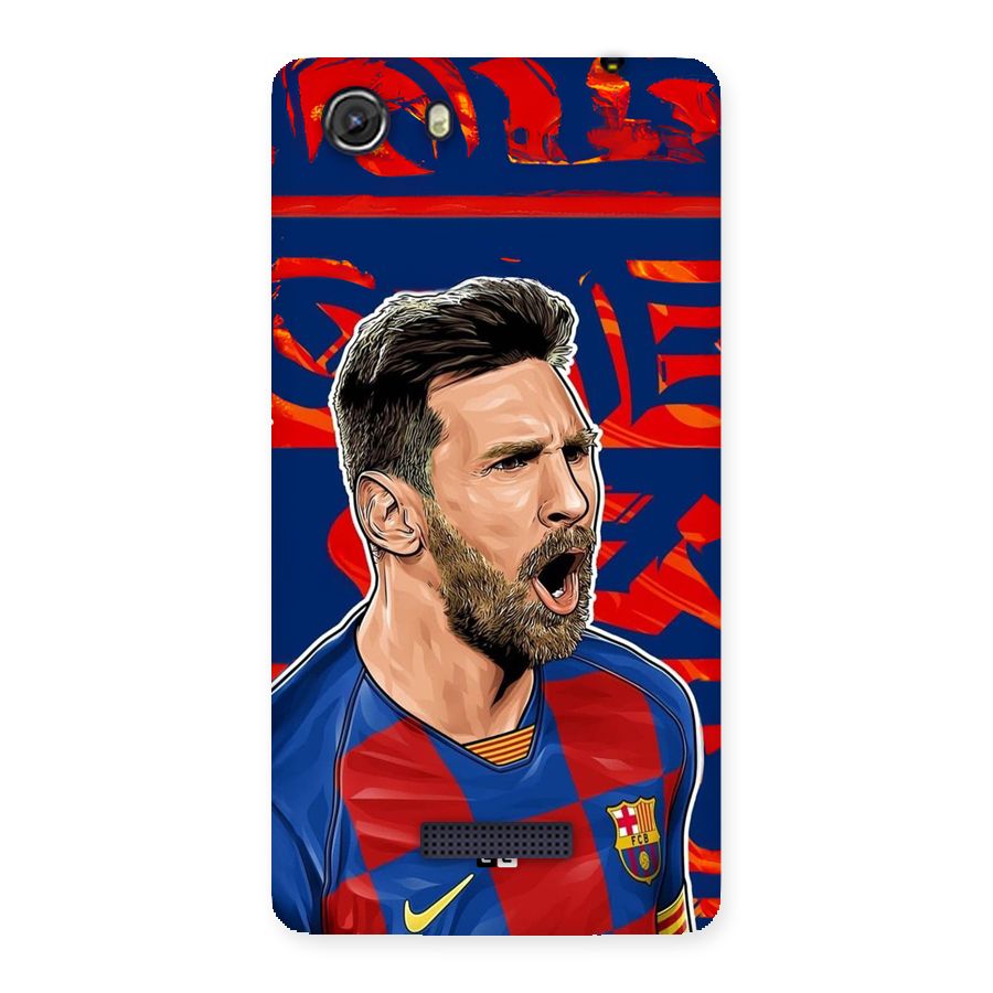 Roaring Soccer Star Back Case for Unite 3