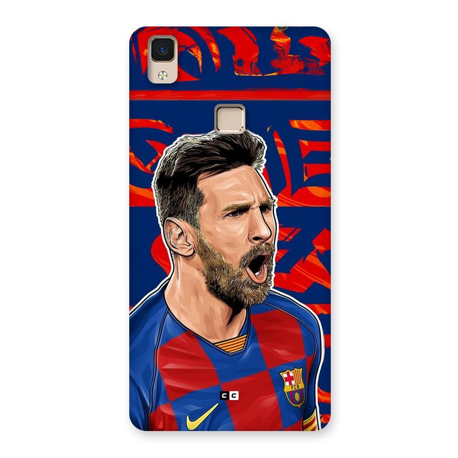 Roaring Soccer Star Back Case for V3 Max