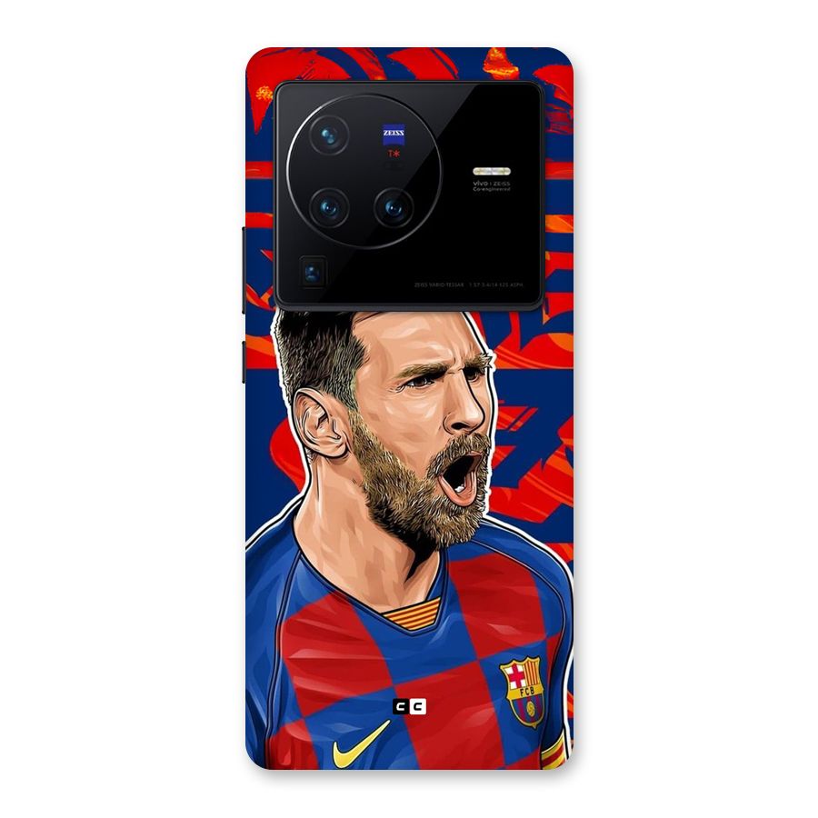 Roaring Soccer Star Back Case for Vivo X80 Pro