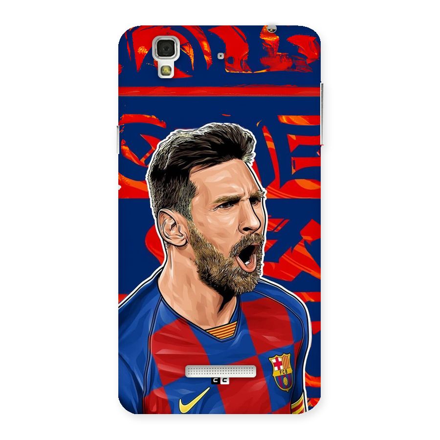 Roaring Soccer Star Back Case for YU Yureka Plus