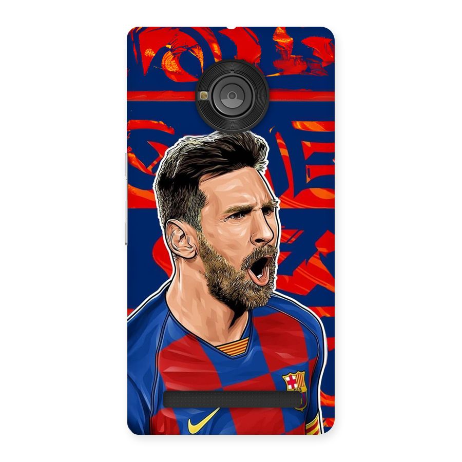 Roaring Soccer Star Back Case for Yuphoria