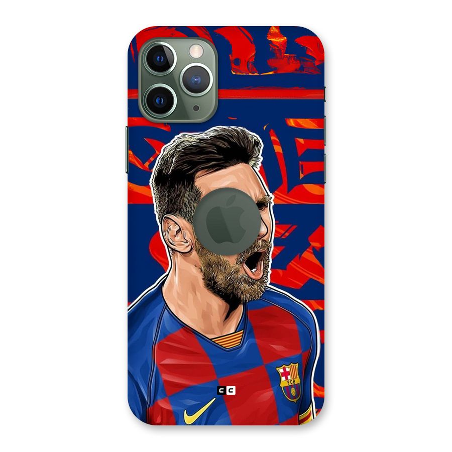 Roaring Soccer Star Back Case for iPhone 11 Pro Logo Cut