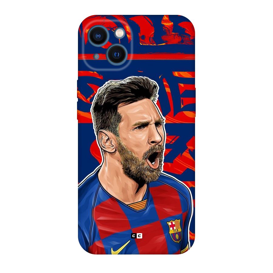 Roaring Soccer Star Back Case for iPhone 13
