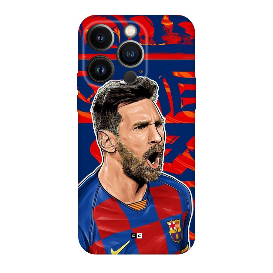 Roaring Soccer Star Back Case for iPhone 14 Pro