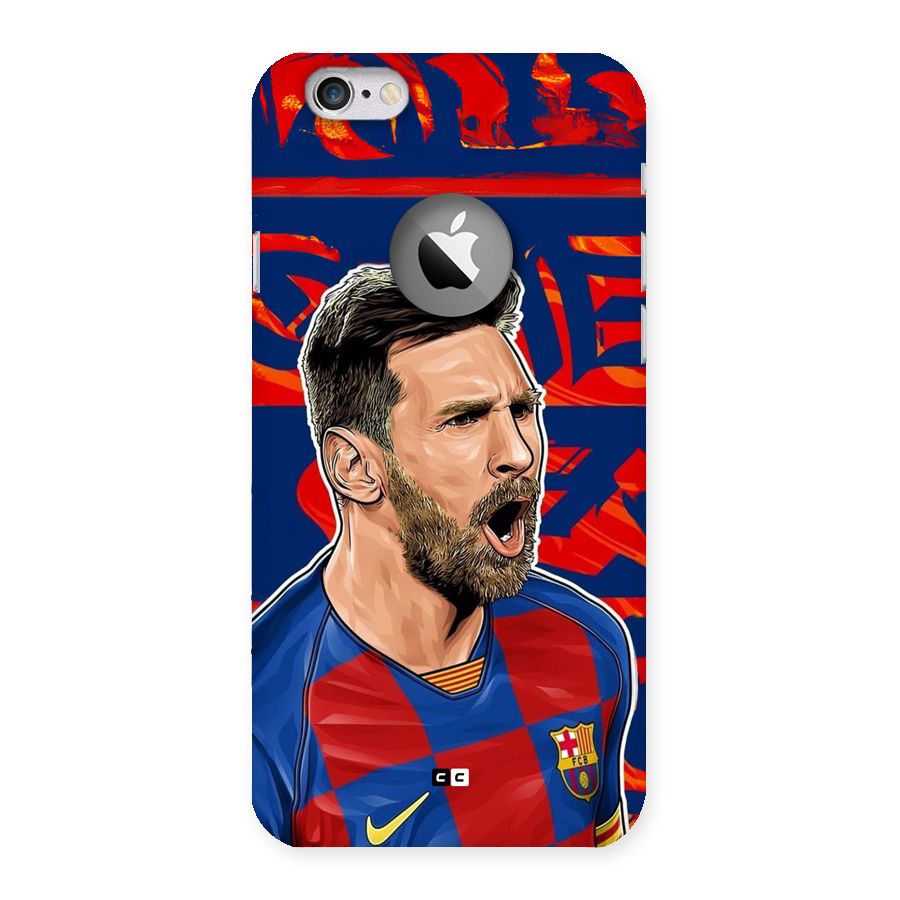 Roaring Soccer Star Back Case for iPhone 6 Logo Cut