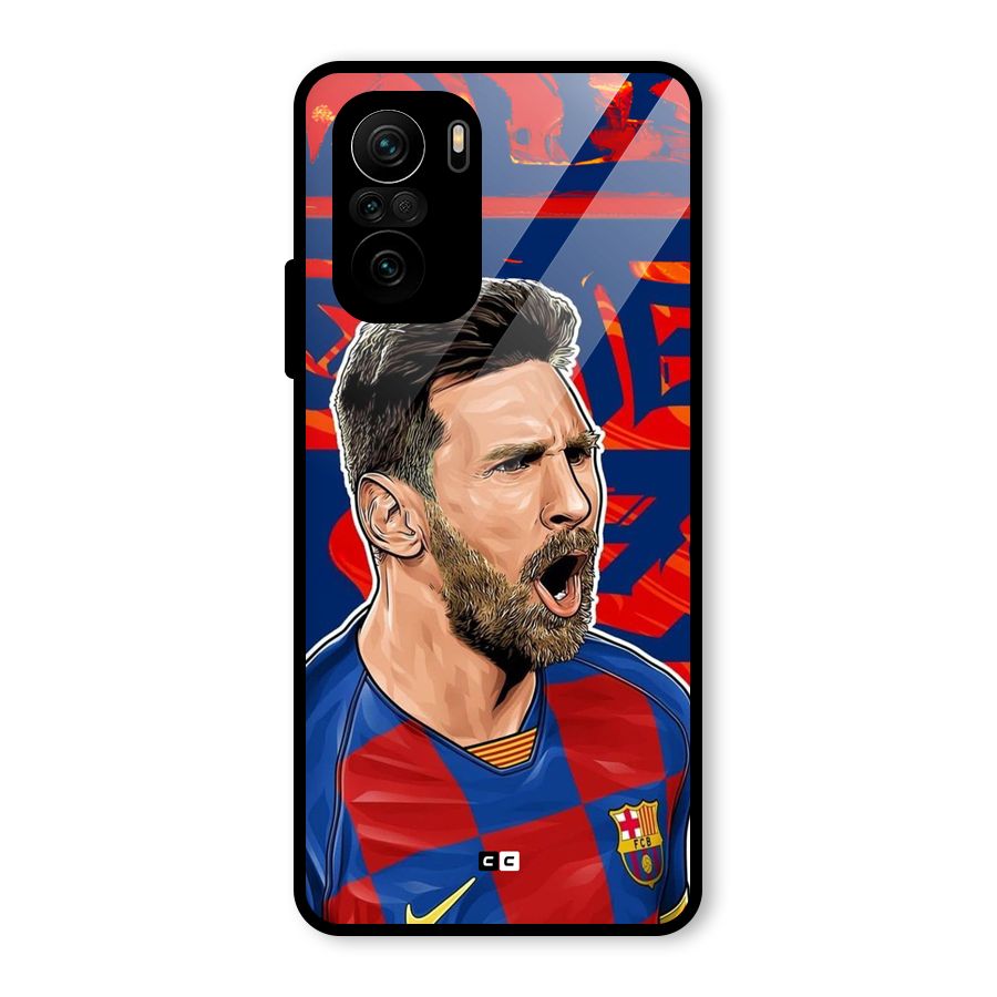 Roaring Soccer Star Glass Back Case for Mi 11X Pro