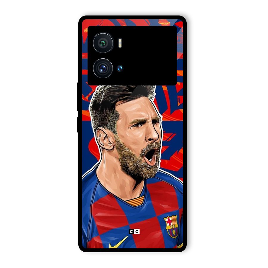 Roaring Soccer Star Glass Back Case for Vivo iQOO 9 Pro