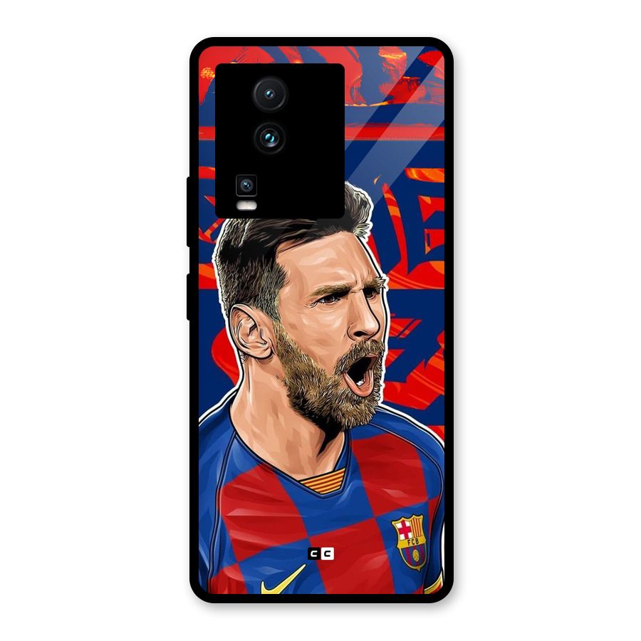 Roaring Soccer Star Glass Back Case for Vivo iQOO Neo 7 Pro