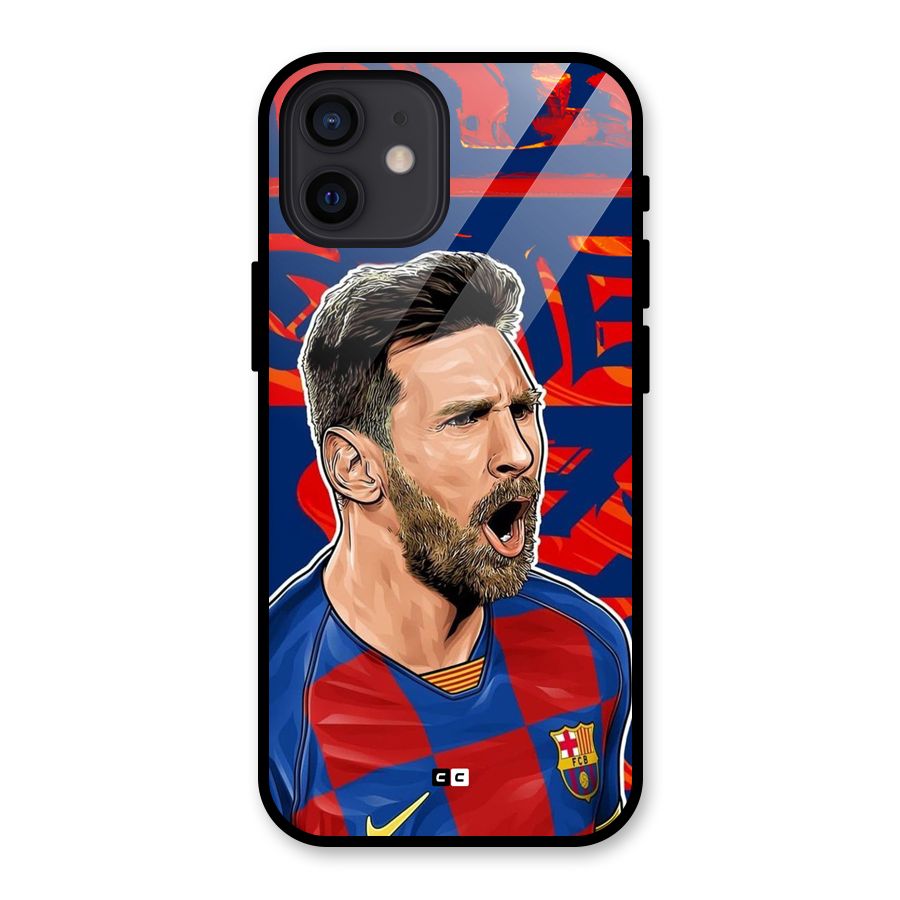 Roaring Soccer Star Glass Back Case for iPhone 12