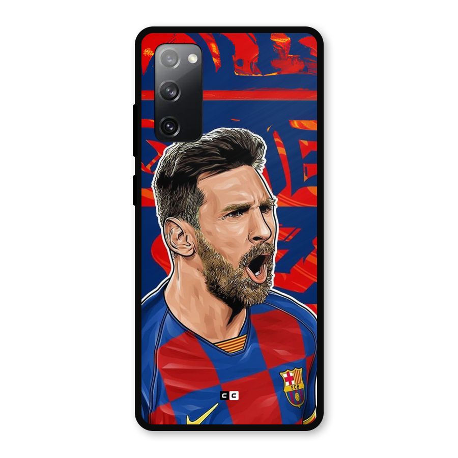 Roaring Soccer Star Metal Back Case for Galaxy S20 FE 5G
