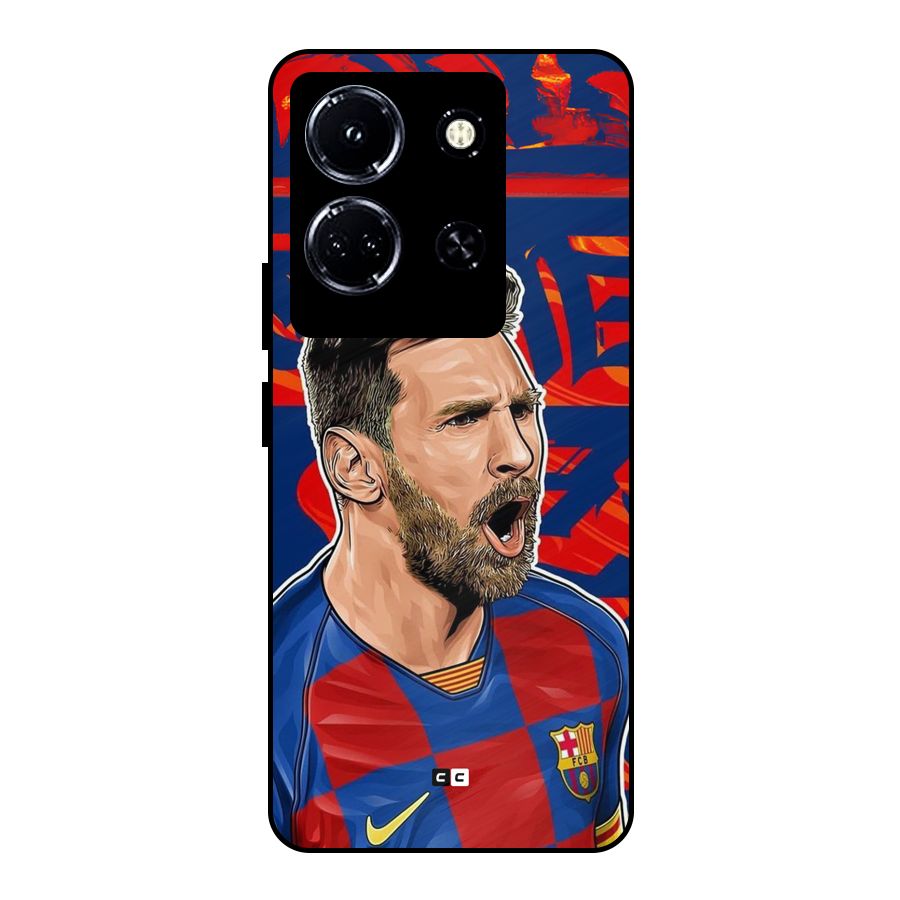 Roaring Soccer Star Metal Back Case for Infinix Note 30 5G