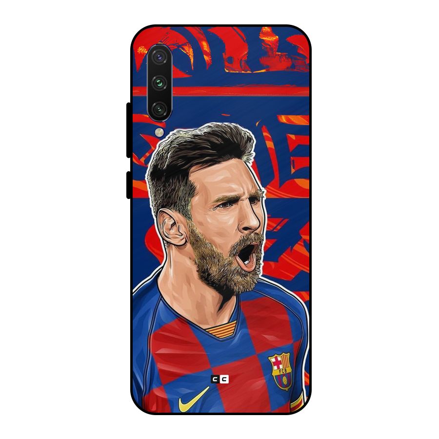 Roaring Soccer Star Metal Back Case for Mi A3