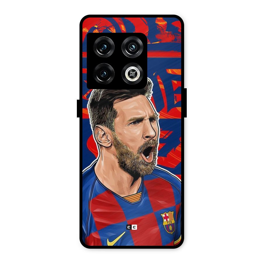 Roaring Soccer Star Metal Back Case for OnePlus 10 Pro 5G