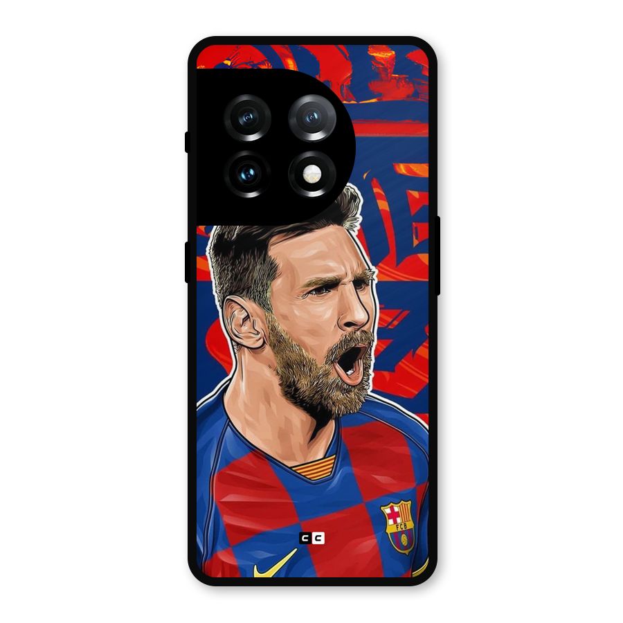 Roaring Soccer Star Metal Back Case for OnePlus 11
